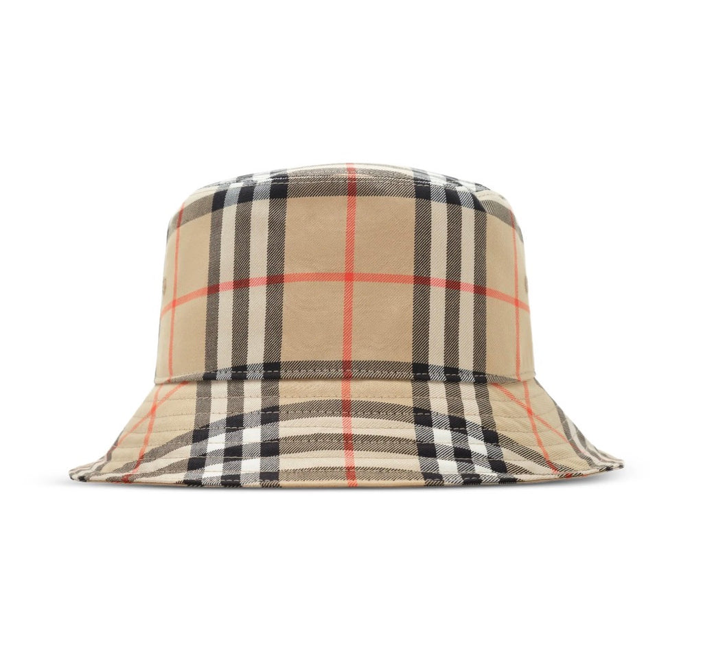Burberry checked bucket hat