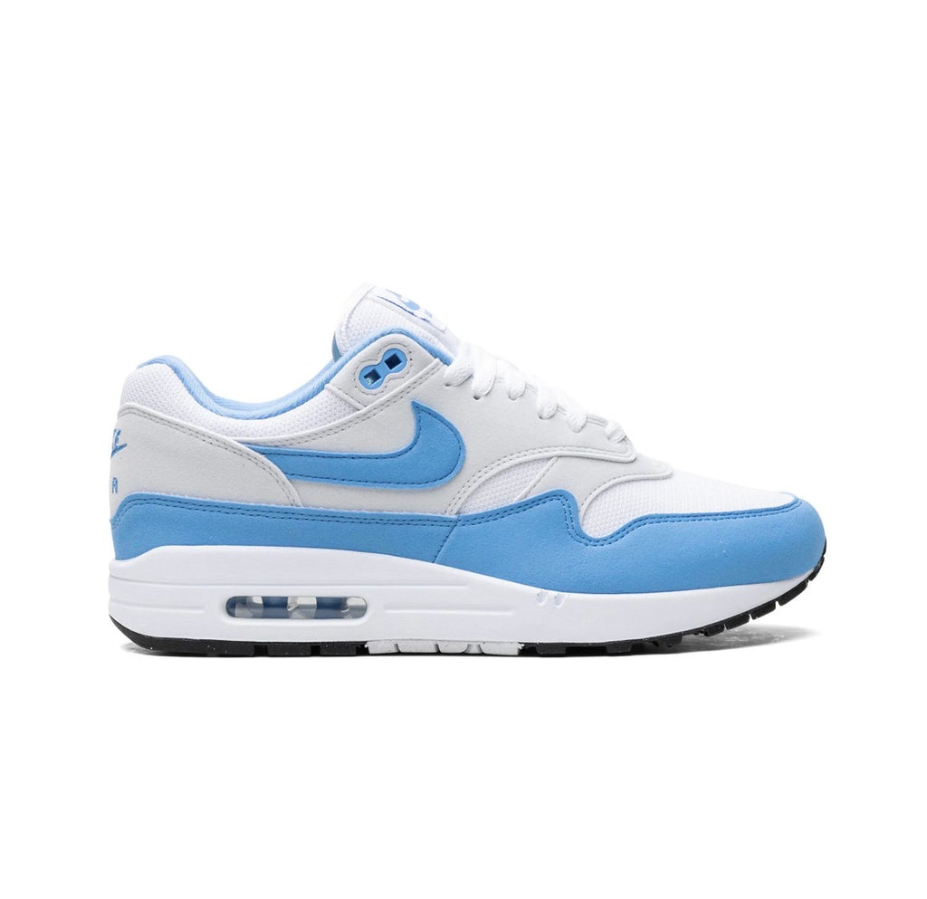 NIKE AIR MAX 1 WHITE UNIVERSITY BLUE