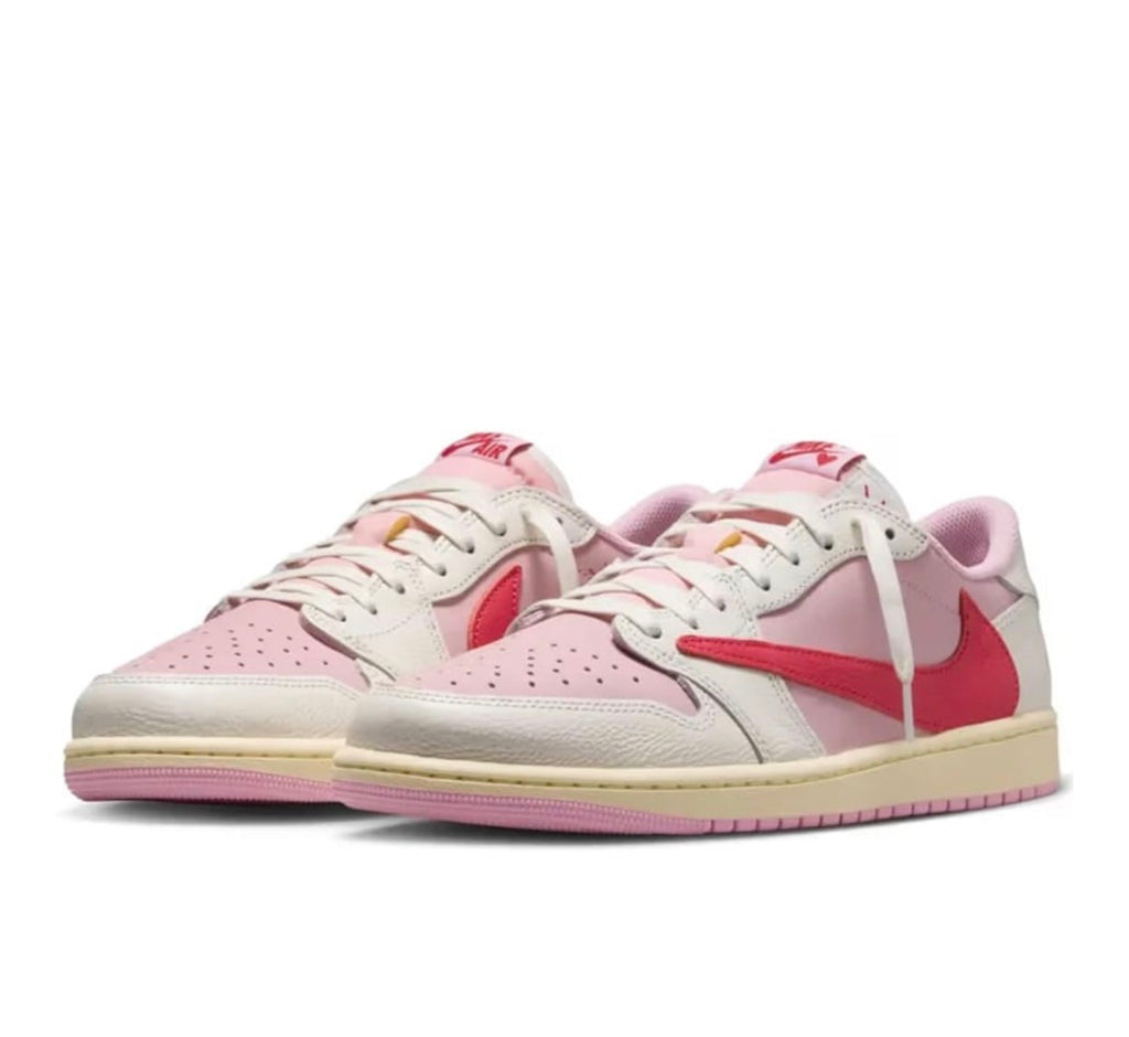 AIR JORDAN 1 RETRO LOW OG SP TRAVIS SCOTT SAIL TROPICAL PINK