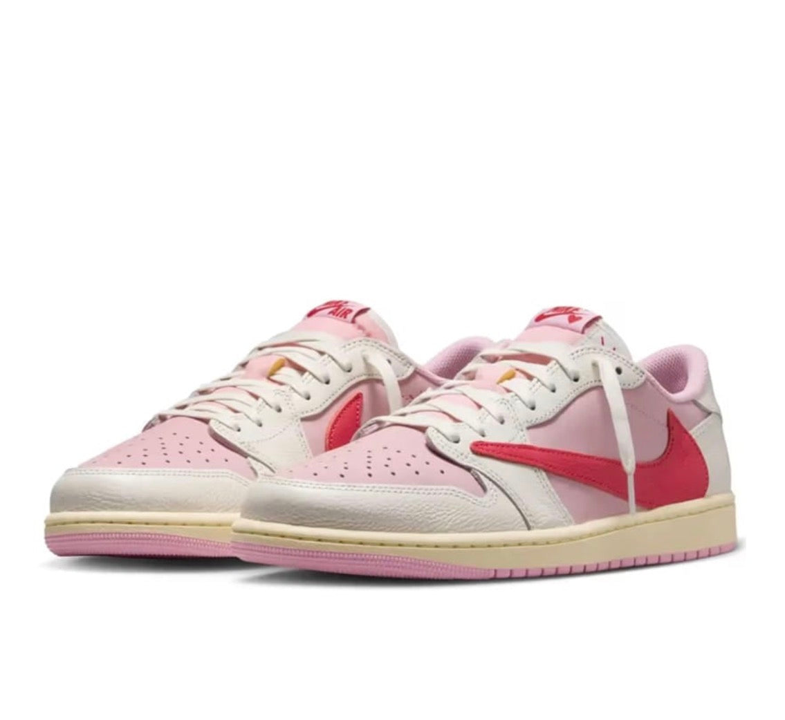 AIR JORDAN 1 RETRO LOW OG SP TRAVIS SCOTT SAIL TROPICAL PINK