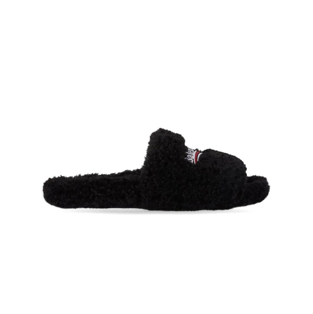 Balenciaga furry slides