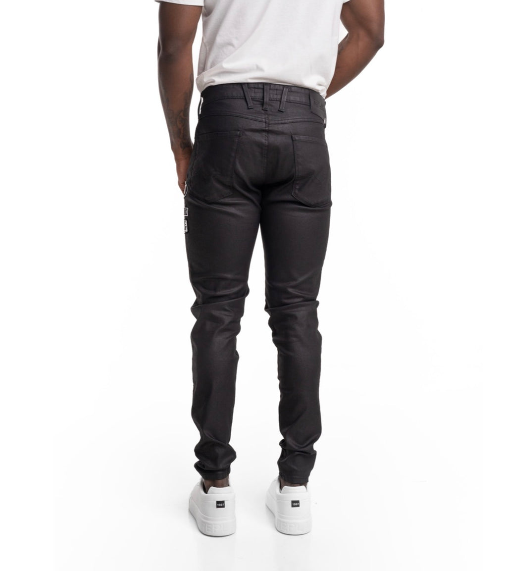 REPLAY SLIM FIT WAX DENIM