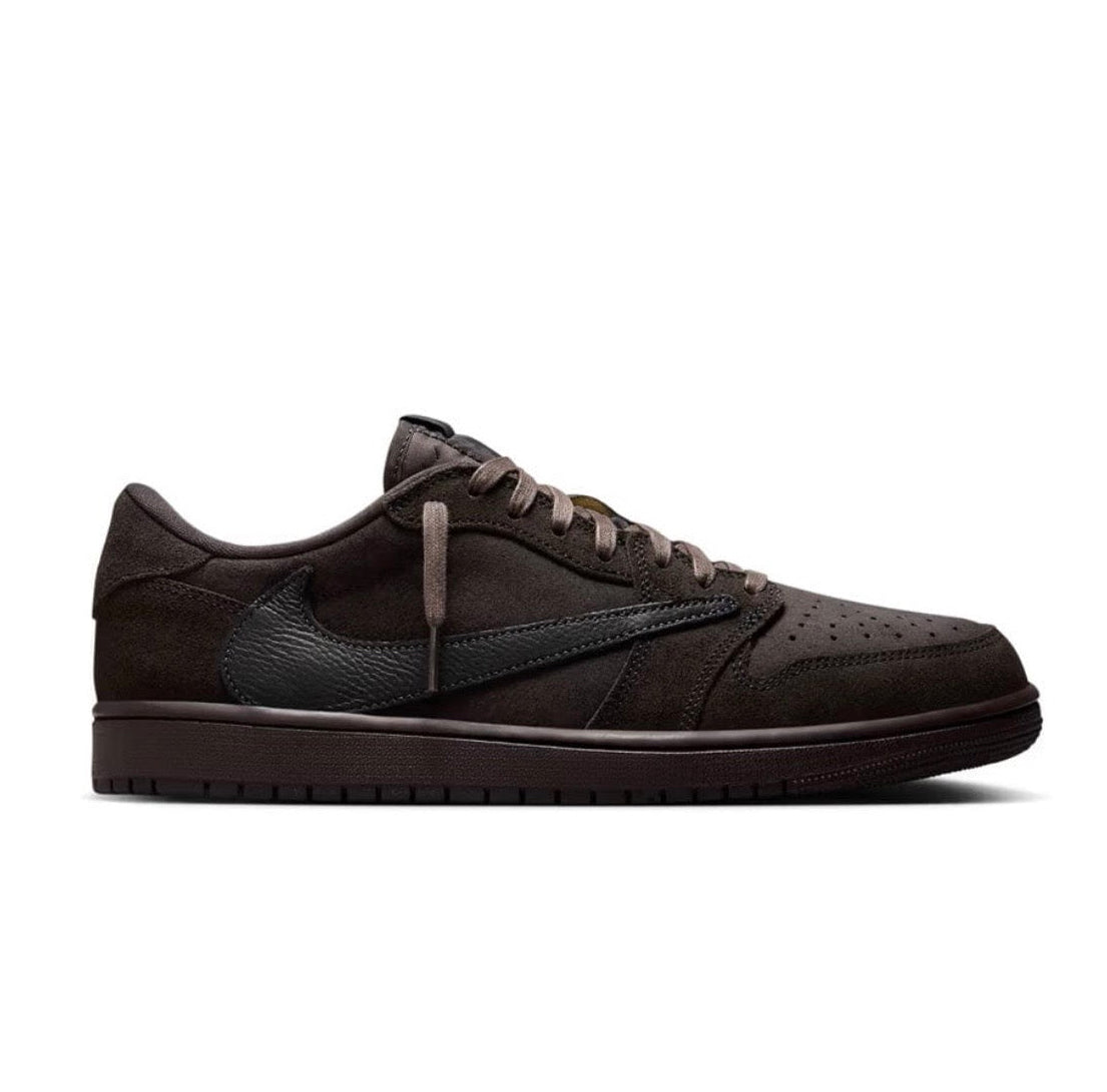 AIR JORDAN 1 RETRO LOW OG SP TRAVIS SCOTT VELVET BROWN