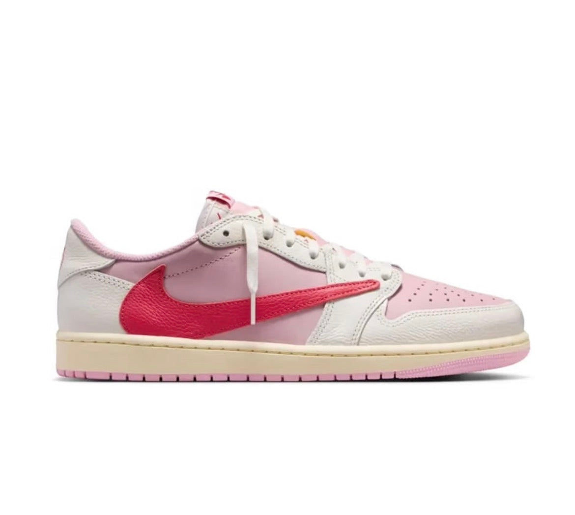 AIR JORDAN 1 RETRO LOW OG SP TRAVIS SCOTT SAIL TROPICAL PINK